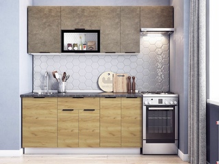 Фото Кухонный гарнитур «Стоун» 2200. Кухонные гарнитуры Стоун.