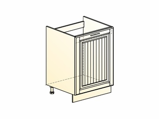 Фото Бавария Шкаф рабочий под мойку L600 (1 дв. гл.). Модули для кухни Бавария.