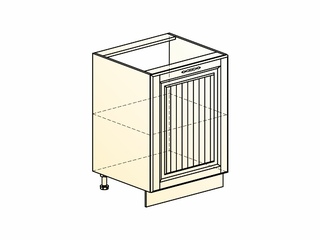 Фото Бавария Шкаф рабочий L600 (1 дв. гл.). Модули для кухни Бавария.