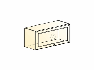 Фото Мишель Шкаф навесной L800 Н360 (1 дв. рам.) (эмаль). Модули для кухни Мишель.