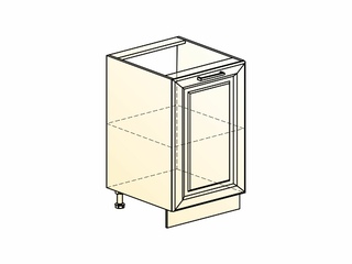 Фото Мишель Шкаф рабочий L500 (1 дв. гл.) (эмаль). Модули для кухни Мишель.
