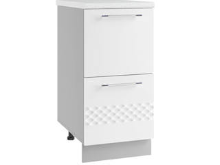 Фото Кухня Капля СК2 400 Шкаф нижний комод (2 ящика). Модули для кухни Капля.