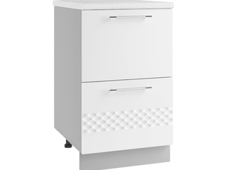 Фото Кухня Капля СК2 500 Шкаф нижний комод (2 ящика). Модули для кухни Капля.