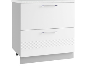 Фото Кухня Капля СК2 800 Шкаф нижний комод (2 ящика). Модули для кухни Капля.