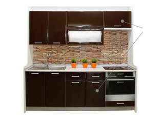 Фото Кухонный гарнитур «Яна» 2200 (1). Кухонные гарнитуры Яна.