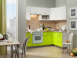 Фото Кухонный гарнитур «Яна» 2200х1400. Кухонные гарнитуры Яна.