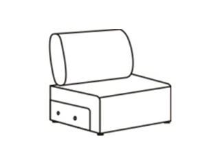 Фото Диван «Смарт» Классика 1600 (Д1 и Д3п). Диваны для модульной системы Смарт-1.