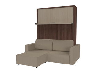 Фото Кровать-трансформер «СМАРТ-1» КД1600_Пуф. Примеры комплектаций Смарт 1.