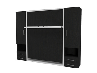 Фото Кровать-трансформер «СМАРТ-1» ШЛ_К1600_ШП. Примеры комплектаций Смарт 1.