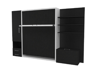 Фото Кровать-трансформер «СМАРТ-1» ШЛ_К1600_ПП. Примеры комплектаций Смарт 1.