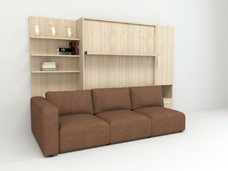 Фото Кровать-трансформер «СМАРТ-1» ШЛ_КД1600_ПП. Примеры комплектаций Смарт 1.