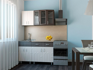 Фото Кухонный гарнитур «Аниме» 1300. Кухонные гарнитуры Аниме.