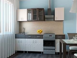 Фото Кухонный гарнитур «Аниме» 1700. Кухонные гарнитуры Аниме.