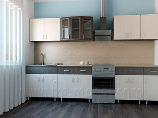 Фото Кухонный гарнитур «Аниме» 2600. Кухонные гарнитуры Аниме.