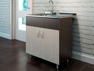 Фото Кухня Аниме тумба с накладной мойкой 800. Модули для кухни Аниме.