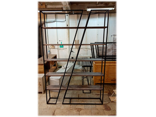 Фото Лофт «SL» Стеллаж напольный 1. Мебель в стиле «Лофт».