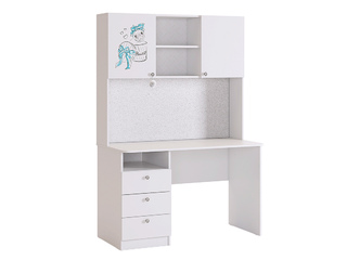 Фото Компьютерный стол Гламур. Модульная детская Гламур.
