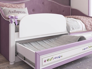 Фото Бортик для кровати Акварель. Модульная детская Акварель.