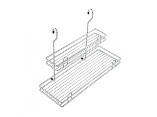 Фото Полка навесная 2-яр. MIX форма С. Рейлинги и полки для рейлингов.