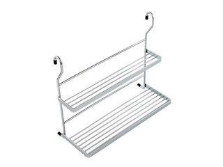 Фото Полка навесная 2-яр. MIX форма B. Рейлинги и полки для рейлингов.