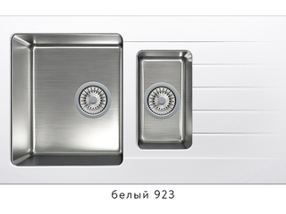 Фото Мойка Tolero Twist TTS-890. Врезные мойки из искусственного камня.