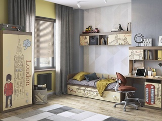 Фото Детский гарнитур Челси №2. Детские гарнитуры Челси.