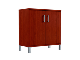 Фото Шкаф низкий с глухими малыми дверьми - B 410-2. Шкафы и стеллажи Born.