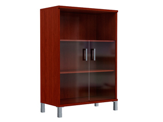 Фото Шкаф средний с малыми стеклянными дверьми - B 420-5. Шкафы и стеллажи Born.