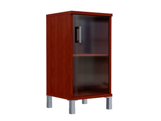 Фото Шкаф-колонка низкая со стеклянной дверью - B 411-5. Шкафы и стеллажи Born.