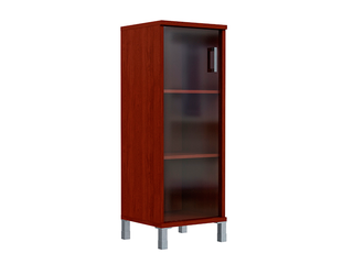 Фото Шкаф-колонка средняя со стеклянной дверью - B 421-8. Шкафы и стеллажи Born.