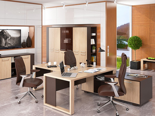 Фото Кабинет руководителя Alto комплектация-1. Примеры комплектаций кабинета Alto.