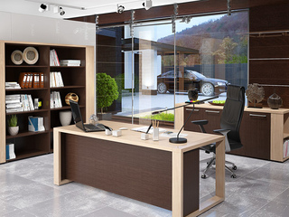 Фото Кабинет руководителя Alto комплектация-3. Примеры комплектаций кабинета Alto.