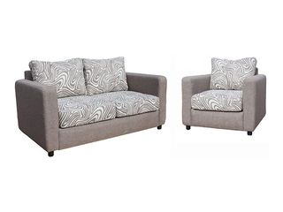 Фото Комплект Бруно двухместный диван и кресло. Диваны Бруно.