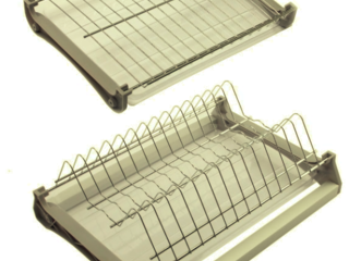 Фото Посудосушитель с каркасом 2-х уровневый (хром) в модуль 700мм.. Посудосушители.