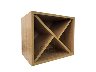 Фото Кухня ДСВ Открытая полка Винница ПЛВ 400 (Дуб Бунратти). Полки.