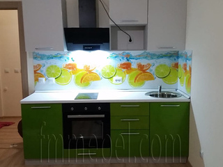 Фото Кухонный прямой гарнитур Олива 2100. Кухонные гарнитуры Олива.