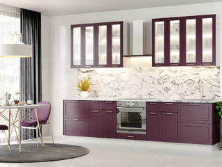 Фото Кухонный гарнитур Квадро 3000. Кухонные гарнитуры Квадро.