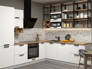 Фото Кухонный гарнитур Ройс №5. Кухонные гарнитуры Ройс.