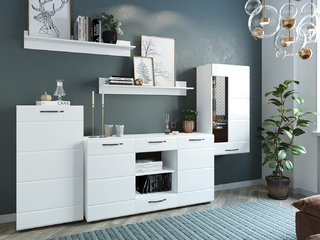 Фото Мини-стенка Асти №2. Примеры комплектаций Асти.