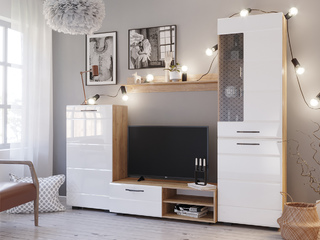 Фото Мини-стенка Асти №7. Примеры комплектаций Асти.