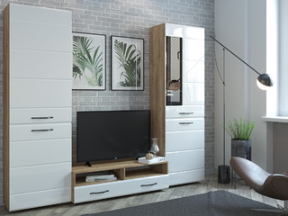 Фото Мини-стенка Асти №10. Примеры комплектаций Асти.