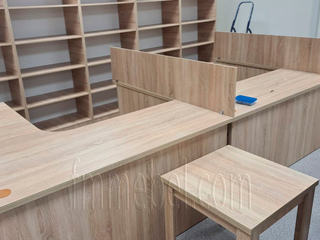 Фото Регистратура для онкологического центра на Ветеранов. Офисная мебель на заказ.