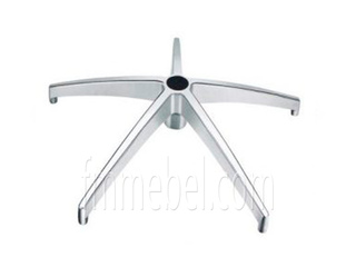 Фото Крестовина полированный алюминий AL-140 к креслу в пластике. Крестовины для кресел.