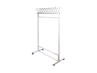 Фото Напольная гардеробная вешалка КР-12М. Напольная вешалка на колёсиках.