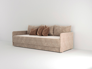 Фото Диван Лайт 1270 мм с подлокотниками Б1 и подушками. Диваны для модульной системы Смарт-1.