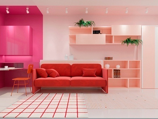 Фото Комплект детской мебели Смарт-3 в комнату девочки №1. Примеры комплектаций Смарт 3.