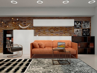 Фото Комплект мебели Смарт-3 в стиле Лофт №6. Примеры комплектаций Смарт 3.