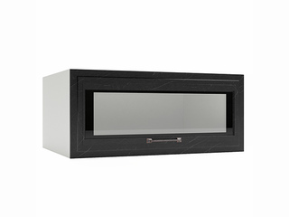 Фото Кухня Риволи ГПГС 800 Шкаф верхний глубокий горизонтальный со стеклом. Модули для кухни Риволи.