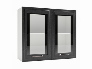 Фото Кухня Риволи П 800/2 Шкаф верхний (серый). Модули для кухни Риволи.