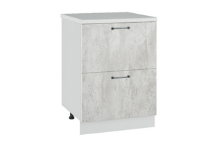 Фото Кухня Лофт СК2 600 Шкаф нижний комод (2 ящика). Модули для кухни Лофт.